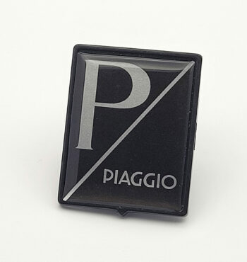Vespa-Piaggio Emblem – Schwarz/Silber