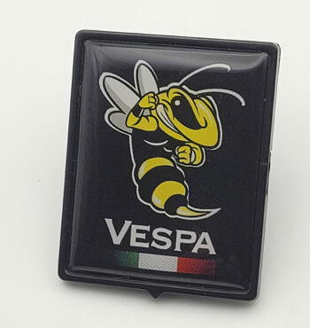 Vespa-Piaggio Emblem-Italo-black-schwarz