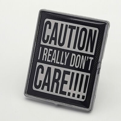 Vespa-Piaggio Emblem – Caution I Really Don't Care