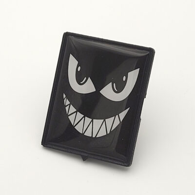 Vespa-Piaggio Emblem – Evil Smile – Schwarz/Weiß